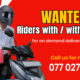 Bike Riders Wanted